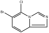 6-bromo-5-chloroimidazo[1,5-a]pyridine Structure