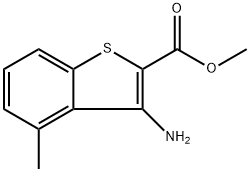 Methyl 3-amino-4-methylbenzo[b]thiophene-2-carboxylate Structure