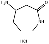 2H-Azepin-2-one, 4-aminohexahydro-, hydrochloride (1:1) Structure