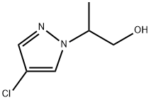 1H-Pyrazole-1-ethanol, 4-chloro-β-methyl- 구조식 이미지