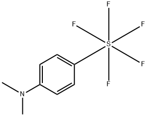 Sulfur, [4-(dimethylamino)phenyl]pentafluoro-, (OC-6-21)- 구조식 이미지