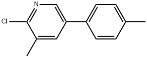 2-Chloro-3-methyl-5-(p-tolyl)pyridine Structure