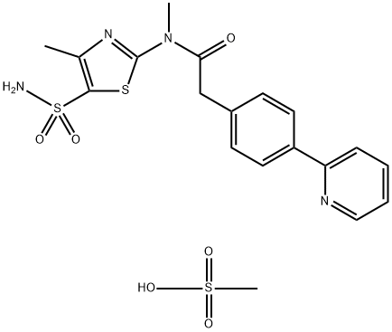 AIC316 mesylate hydrate Structure