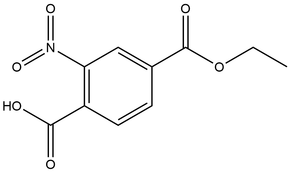 4-(Ethoxycarbonyl)-2-nitrobenzoic acid Structure