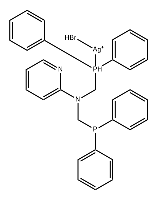 AgBr(N,N-bis-(diphenylphosphanylmethyl)-2-aminopyridine) Structure