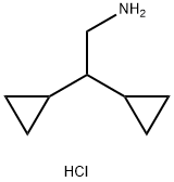 Cyclopropaneethanamine, β-cyclopropyl-, hydrochloride (9CI) Structure