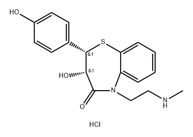 Deacetyl-N,O-didesmethyldiltiazem Hydrochloride Structure