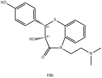 De아세틸-O-deMethylDiltiazeMHydrobroMide 구조식 이미지