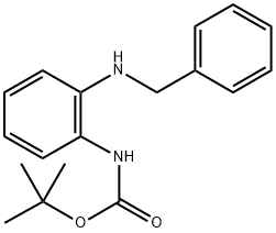 tert-Butyl (2-(benzylamino)phenyl)carbamate 구조식 이미지