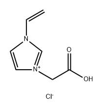 1H-Imidazolium, 1-(carboxymethyl)-3-ethenyl-, chloride (1:1) Structure