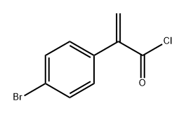 2-(4-bromophenyl)acryloyl chloride Structure