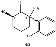 (2R,6R)-Hydroxynorketamine 구조식 이미지