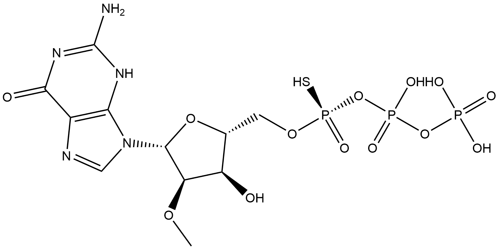 Sp-2'-O-Me-GTP-α-S Structure