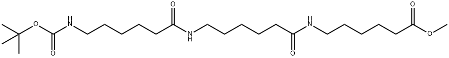 Methyl 24,24-dimethyl-8,15,22-trioxo-23-oxa-7,14,21-triazapentacosanoate Structure