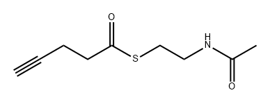 N-[2-(pent-4-ynoylsulfanyl)ethyl]acetamide Structure