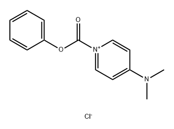 Pyridinium, 4-(dimethylamino)-1-(phenoxycarbonyl)-, chloride (1:1) Structure