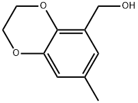 2,3-Dihydro-7-methyl-1,4-benzodioxin-5-methanol Structure