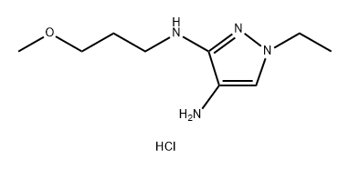 1-ethyl-N~3~-(3-methoxypropyl)-1H-pyrazole-3,4-diamine Structure