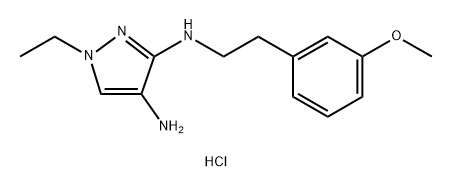 1-ethyl-N~3~-[2-(3-methoxyphenyl)ethyl]-1H-pyrazole-3,4-diamine Structure