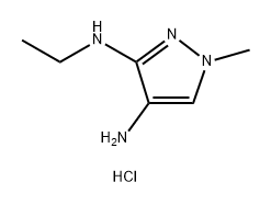 N~3~-ethyl-1-methyl-1H-pyrazole-3,4-diamine Structure