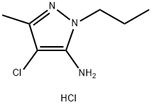 4-chloro-3-methyl-1-propyl-1H-pyrazol-5-amine Structure