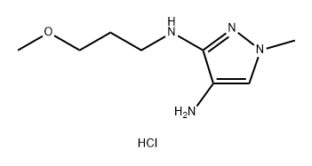 N~3~-(3-methoxypropyl)-1-methyl-1H-pyrazole-3,4-diamine Structure