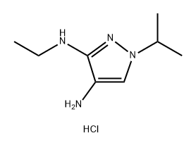 N~3~-ethyl-1-isopropyl-1H-pyrazole-3,4-diamine Structure