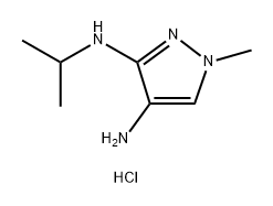 N~3~-isopropyl-1-methyl-1H-pyrazole-3,4-diamine Structure