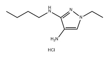 N~3~-butyl-1-ethyl-1H-pyrazole-3,4-diamine Structure