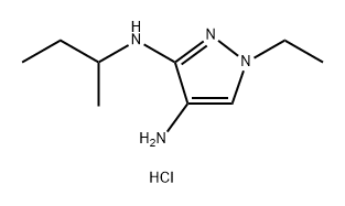 N~3~-(sec-butyl)-1-ethyl-1H-pyrazole-3,4-diamine Structure