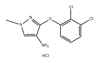 3-(2,3-dichlorophenoxy)-1-methyl-1H-pyrazol-4-amine Structure