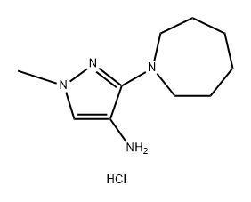 3-azepan-1-yl-1-methyl-1H-pyrazol-4-amine Structure