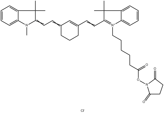 Cyclohexane Cyanine7 NHS Structure