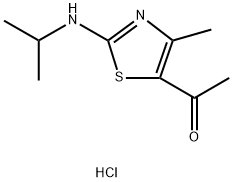 1-[2-(isopropylamino)-4-methyl-1,3-thiazol-5-yl]ethanone Structure