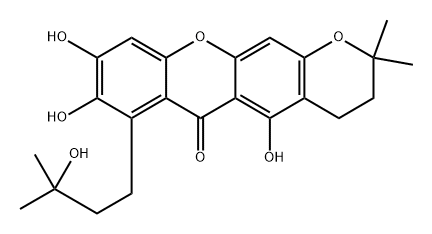 7-O-DeMethyl-3-isoMangostin hydrate Structure