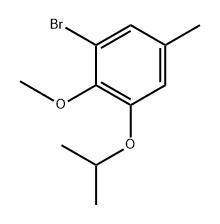 1-Bromo-3-isopropoxy-2-methoxy-5-methylbenzene Structure