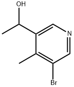 1-(5-Bromo-4-methylpyridin-3-yl)ethan-1-ol Structure