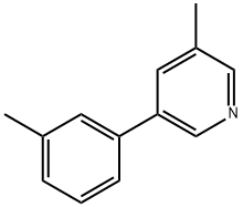 3-methyl-5-(m-tolyl)pyridine 구조식 이미지