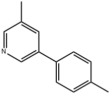 3-methyl-5-(p-tolyl)pyridine Structure