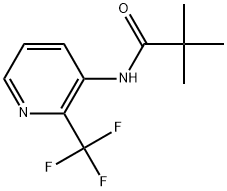 2,2-Dimethyl-N-[2-(trifluoromethyl)-3-pyridinyl]-propanamide Structure