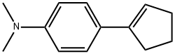 4-(1-Cyclopenten-1-yl)-N,N-dimethylbenzenamine Structure