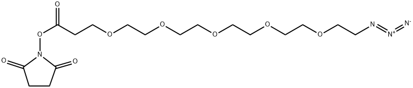 Azido-PEG5-NHS ester 구조식 이미지