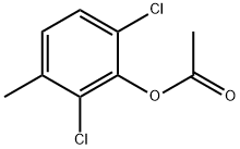 Phenol, 2,6-dichloro-3-methyl-, 1-acetate 구조식 이미지