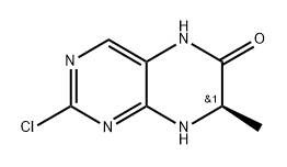 (R)-2-Chloro-7-methyl-7,8-dihydropteridin-6(5H)-one Structure