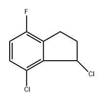 1,7-dichloro-4-fluoro-2,3-dihydro-1H-indene 구조식 이미지