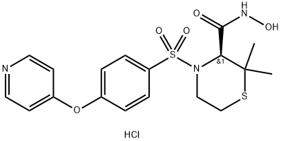 Prinomastat hydrochloride Structure