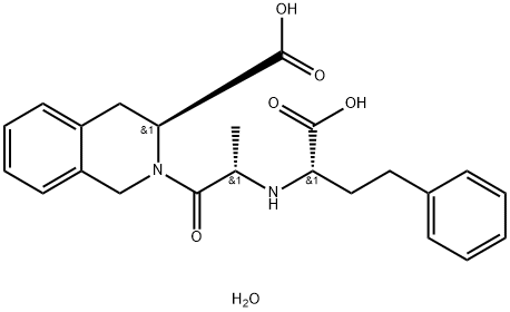 Quinaprilat hydrate Structure