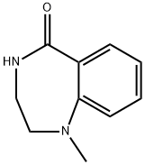 1-Methyl-3,4-dihydro-1H-benzo[e][1,4]diazepin-5(2H)-one Structure