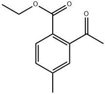 ethyl 2-acetyl-4-methylbenzoate Structure