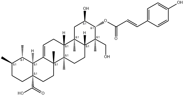 3-O-CouMaroylasiatic acid Structure